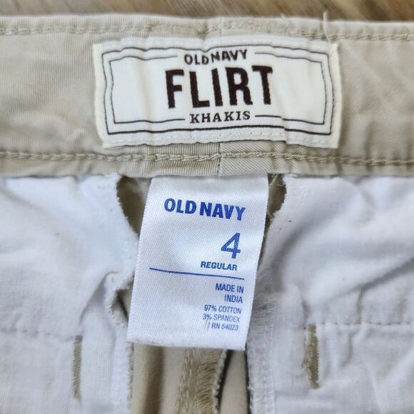 🐞Old Navy Khaki Flirt Pants Size 4/27 - Picture 9 of 11